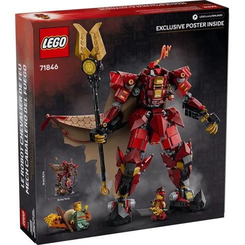Конструктор LEGO Ninjago Боевой робот огненного рыцаря (71846)