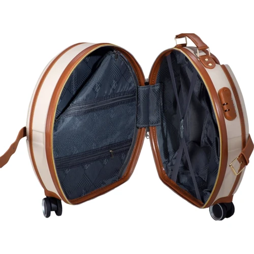 Чемодан Semi Line 24" (M) Ecru/Brown бежевий/коричневый (T5670-3): Пол Унисекс