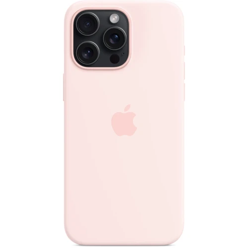 Чехол для iPhone Apple iPhone 15 Pro Max Silicone Case with MagSafe - Light Pink (MT1U3ZM/A): Тип чехла накладка на заднюю часть
