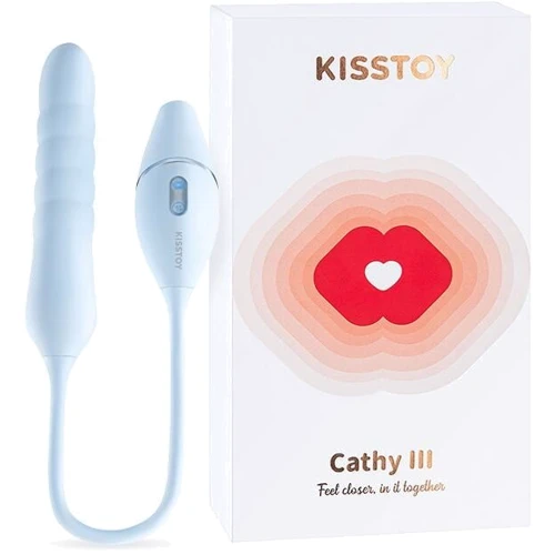 Пульсатор с вакуумным стимулятором KissToy Cathy III Light Blue
