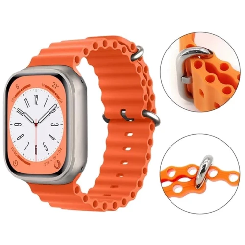 Аксессуар для Watch AhaStyle Ocean Band Orange (WG102OE) for Apple Watch 42/44/45/49mm фото 4