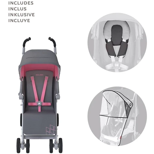 Візок Maclaren Techno XT 2016 Charcoal / Primrose фото 5