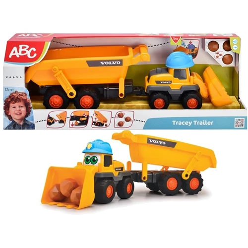 Автомодель Dickie toys АВС Трактор Вольво Трейси 65 см (4119007)