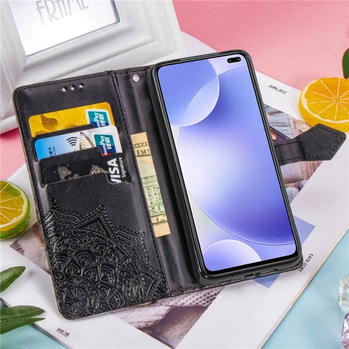 Чехол для телефонов Mobile Case Book Cover Art Leather Black for Xiaomi Redmi K30/Poco F2: Пленка в комплекте нет