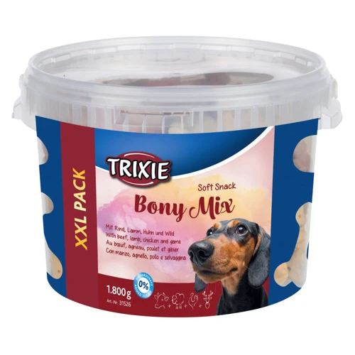Лакомство для собак Trixie Soft Snack Bony Mix XXL Pack микс мяса 1800 г (4011905315263)