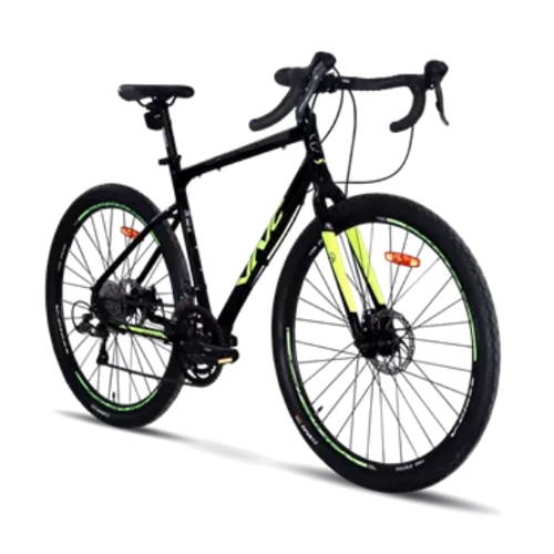 Велосипед VNC 2023' 28" PrimeRacer A5 V51A5-2849-BL 19.5"/49см (1902) black (shiny)/lime (matt)