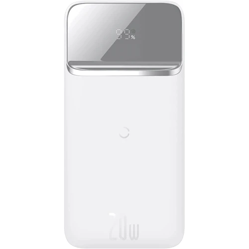 Зовнішній акумулятор Baseus Power Bank 10000mAh Wireless Charger Magnetic 20W White (PPMT-02)