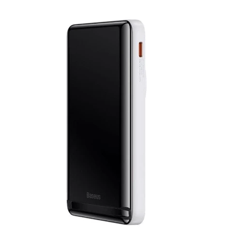 Внешний аккумулятор Baseus Power Bank 10000mAh 20W Magnetic Bracket Wireless Fast Charge White (PPCX000202): Кабели/переходники для смартфонов в комплекте USB Type-C