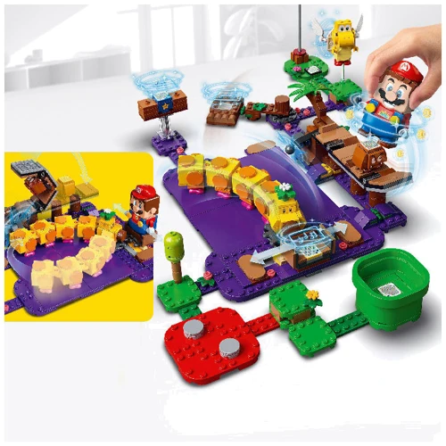 LEGO Super Mario Ядовитое болото гусеницы. Дополнительный уровень (71383) фото 5