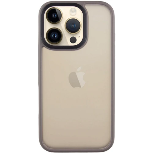 Чехол для iPhone Mobile Case TPU+PC Metal Buttons Grey for iPhone 16 Pro Max