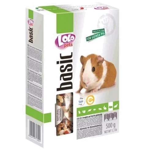 Полнорационный корм Lolopets для морских свинок 500 г (LO-71300)
