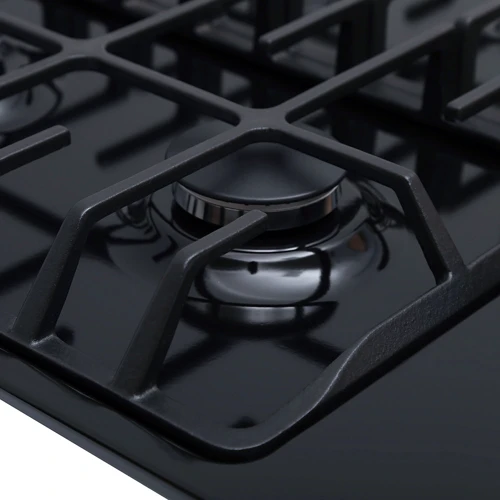 Варочная поверхность газовая Perfelli HGM 617 BL: Расположение панели спереди