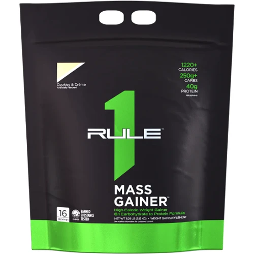 

Rule 1 Mass 5120 g / 16 servings / Cookies and cream