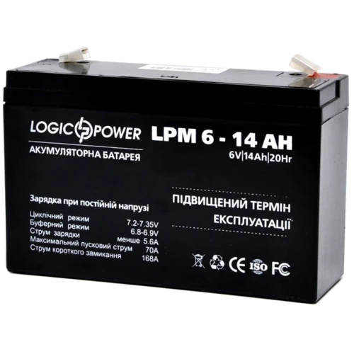 LogicPower LPM 6В 14 Ач (4160)