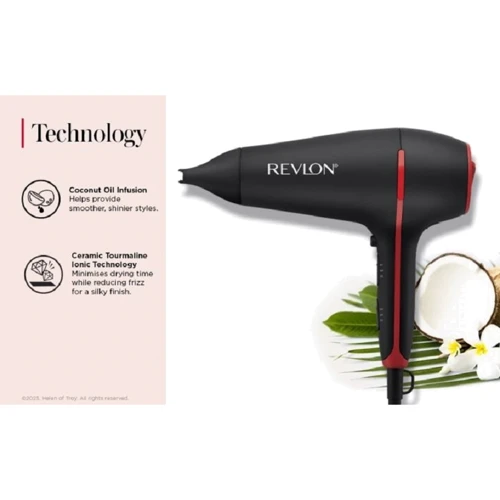 Фен Revlon Smoothstay (RVDR5317E): Поверхня нагрівального елементу стайлерів керамика/турмалин