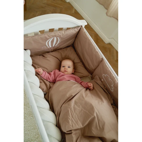 Детская постель Twins Fluffy Puffy mocca темно-бежевый (4076-TFP-201): Количество единиц 7 эл.