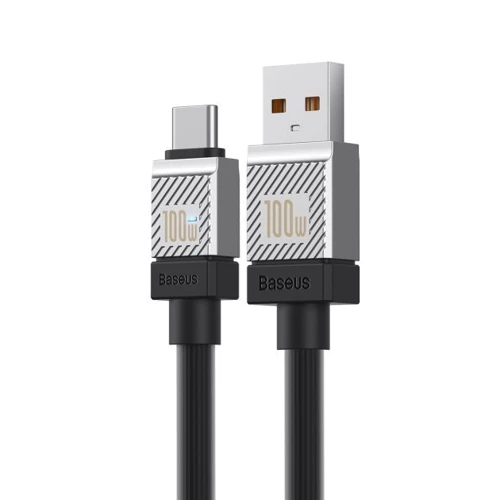 Кабель Baseus USB Cable to USB-C CoolPlay Series 100W 2m Black (CAKW000701) фото 3