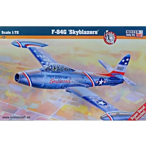 Винищувач Mister Craft F-84G "Skyblazers" MCR-C89