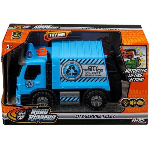 Игровая автомодель Road Rippers Мусоровоз голубой (20192)
