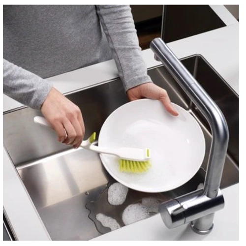 Щітка для миття посуду Joseph Joseph Edge Dish Brush Біло-Зелена (85025) фото 5