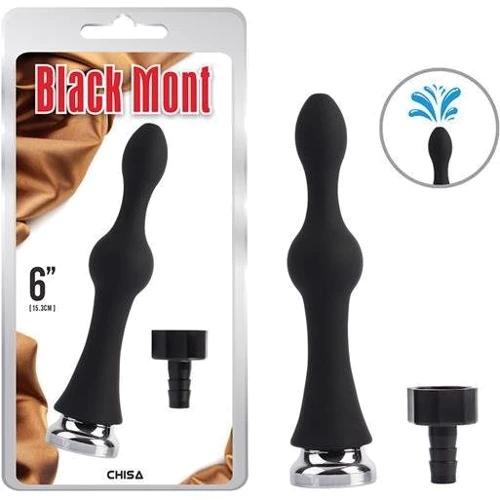 Интимный душ CHISA Black Mont Teasing Enema Play Attachment 6"