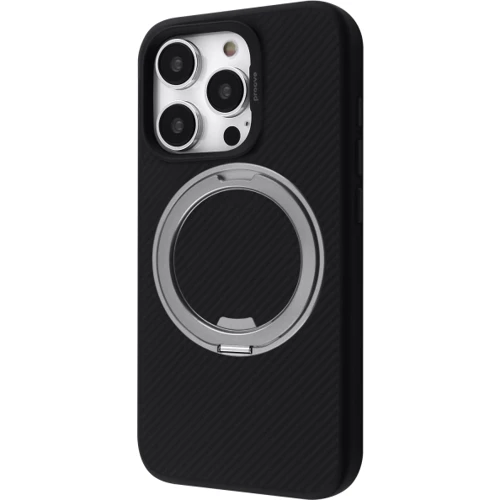 Чехол для iPhone Proove Reinforce Case with Magnetic Ring Gray for iPhone 15 Pro