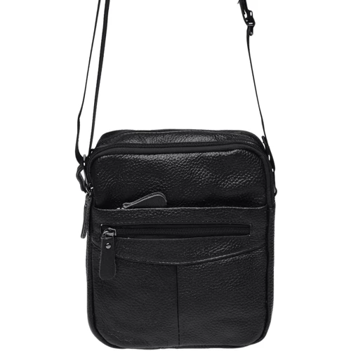 Мужская сумка планшет Borsa Leather черная (K11029-black): Пол Мужской