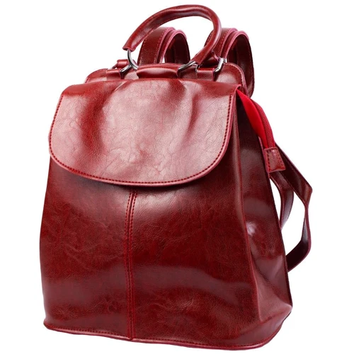 Жіночий рюкзак Valiria Fashion темно-червоний (4DETBI9945-1): Матеріал Штучна шкіра
