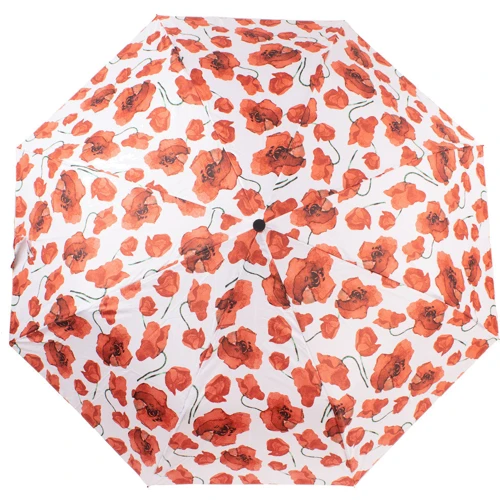 Зонт женский полуавтомат Happy Rain белый (U42303-2)