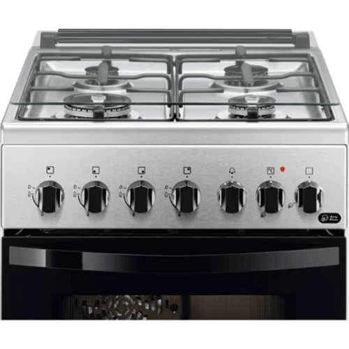 Плита комбінована ZANUSSI ZCK57201XA: Тип варильної поверхні газова
