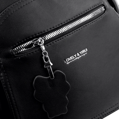 Жіночий рюкзак Valiria Fashion чорний (ODAB-008-2): Застібка Молния