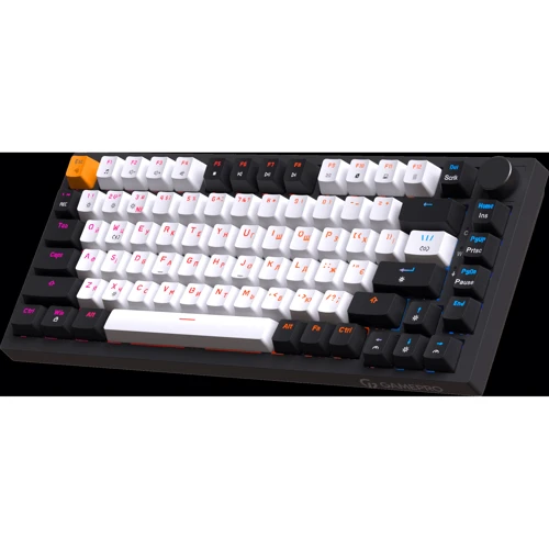 Клавиатура GamePro MK160B (Red) с Hot-Swap RGB Black: Интерфейс подключения USB