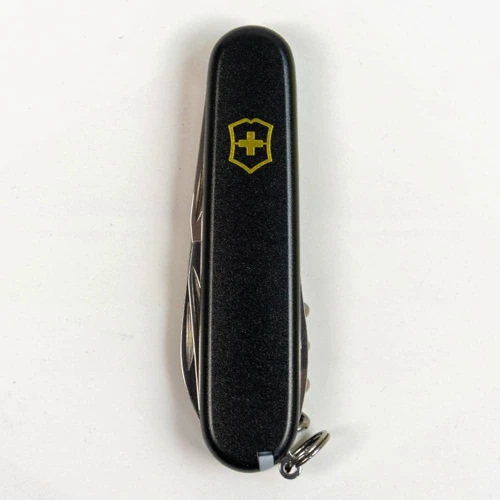 Мультитул Victorinox SPARTAN MAT черный матовый лак с желтым лого (Vx13603.3_M0008p) фото 12