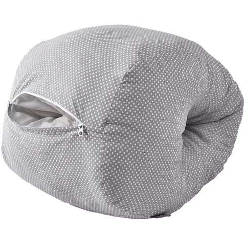 Подушка Papaella Mini Горошек для кормления, серая, 30х28х30 см (8-31999) фото 8