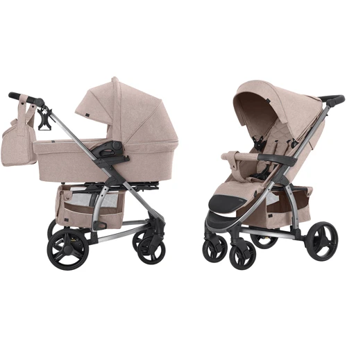 Универсальная коляска 2 в 1 Carrello Vista CRL-6501/1 Stone Beige