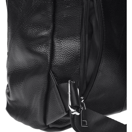 Мужской рюкзак Keizer черный (K168011-black): Фактура Матовая, Зернистая