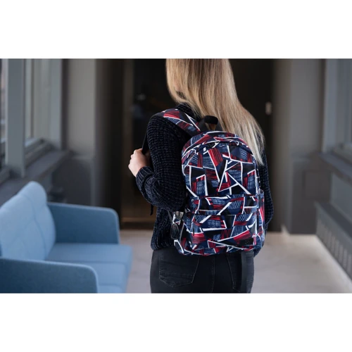 Сумка для ноутбука 2E Bags&Cases 13" TeensPack Absrtraction Backpack Red/Blue (2E-BPT6114RB) фото 8