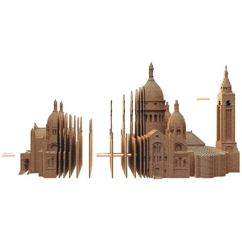Картонний конструктор Cartonic 3D Puzzle SACRÉ-COEUR BASILICA: Кількість фрагментів, шт 146