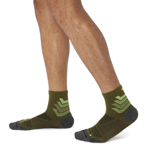Шкарпетки Asics Racing Run Quarter Sock 29-31 (43-46) зелені (3013A865-300) фото 3