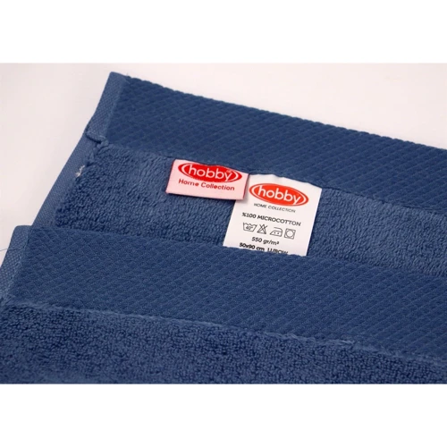 Полотенце HOBBY Lubow Microcotton синий 50х90см (332393) фото 4