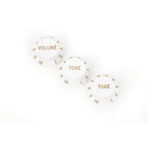 Ручка потенциометра FENDER Stratocaster Knob Sets White