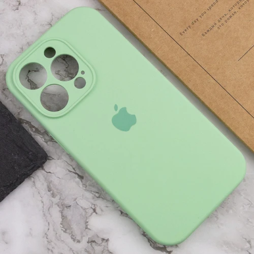 Чехол для iPhone Mobile Case Silicone Case Full Camera Protective Pistachio for iPhone 15 Pro Max: Тип аксессуара чехол