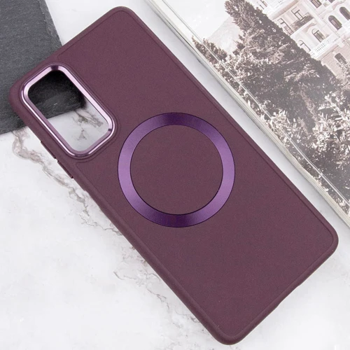 Чехол для телефонов TPU Case Bonbon Metal Style with MagSafe Plum for Samsung A155 Galaxy A15 4G / A156 Galaxy A15 5G / M156 Galaxy M15 5G: Тип накладка на заднюю часть