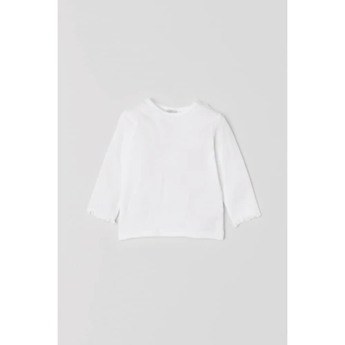 Лонгслив H&M 912-6792368 62 см белый