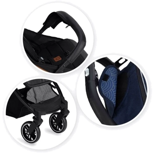 Прогулочная коляска Momi Estelle Navy Blue (WOSP00002): Количество блоков 1