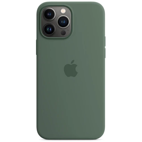 Чехол для iPhone Apple Silicone Case with MagSafe Eucalyptus (MN6C3) for iPhone 13 Pro Max: Материалы Силикон