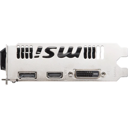 Відеокарта MSI GeForce GTX 1050 Ti Aero ITX 4G OCV1: Обсяг пам'яті, Гб 4
