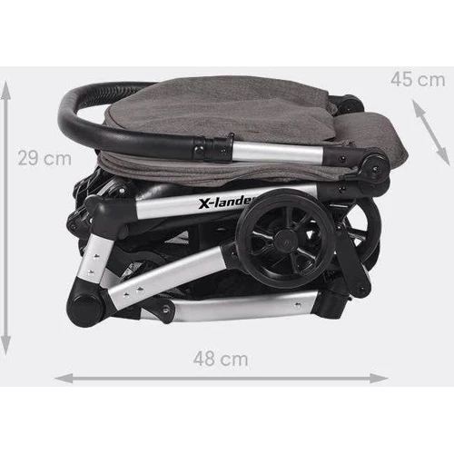 Коляска прогулочная X-Lander X-Fly Dusk Violet (T-WDZ01-00772): Тип коляски Прогулочная