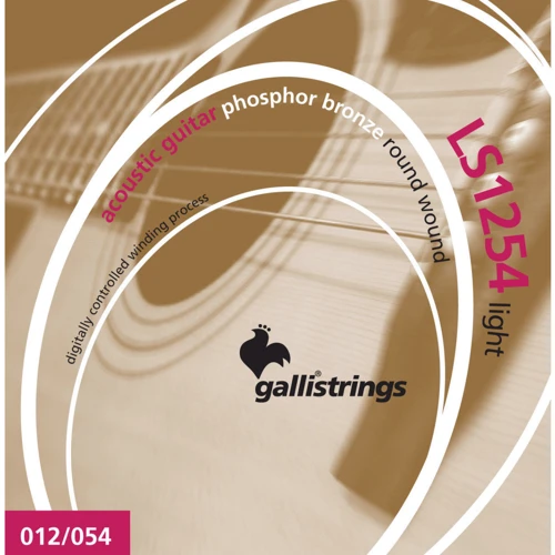 Струна для гитар Струны для акустической гитары Gallistrings LS1254 LIGHT