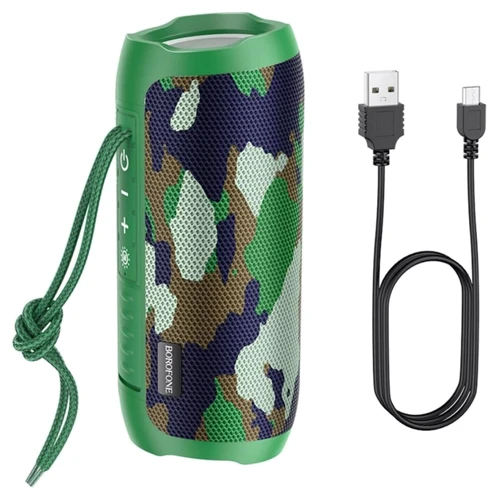Акустика Borofone BR21 Camouflage Green: Цвет зеленый